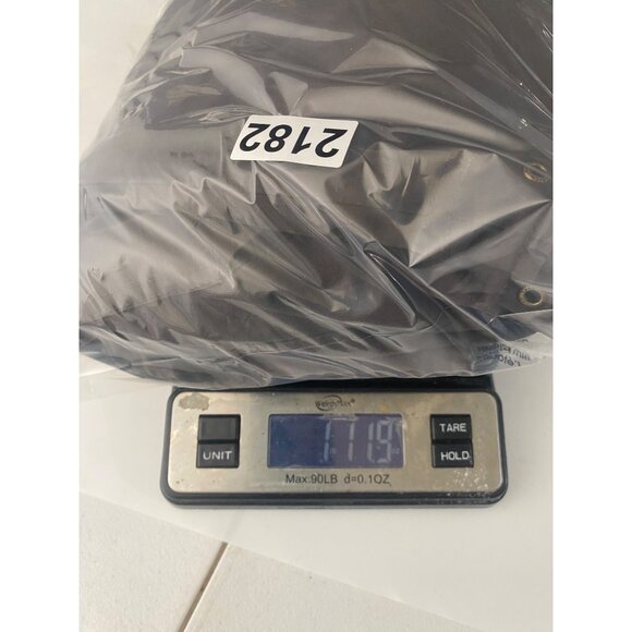 Vintage Woolrich Original Outdoor Canvas Vest L Brown Zip Quilted Flannel Lined - Picture 11 of 11